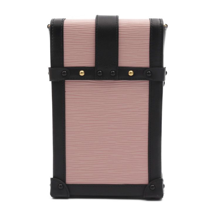 Louis Vuitton Pochette Trunk Vertical Shoulder Bag Leather Calf — view 3