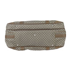 Gucci Boston Bag Leather Brown Silver Hardware Diamante 2-Way — view 5