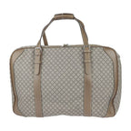 Gucci Boston Bag Leather Brown Silver Hardware Diamante 2-Way — view 3