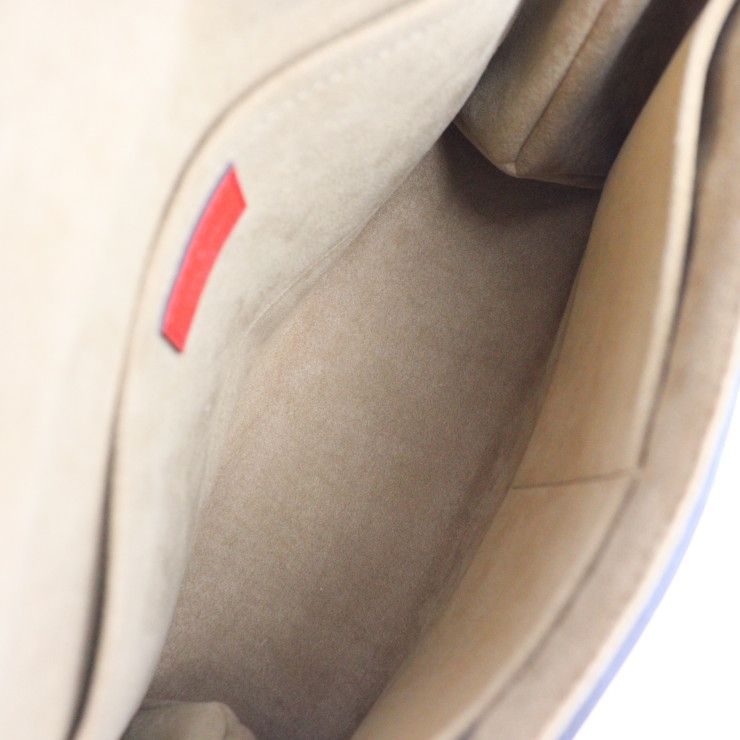 Louis Vuitton Marignan Handbag Leather Brown Coquelicot — view 8