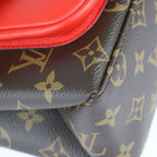 Louis Vuitton Marignan Handbag Leather Brown Coquelicot — view 6