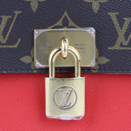 Louis Vuitton Marignan Handbag Leather Brown Coquelicot — view 5