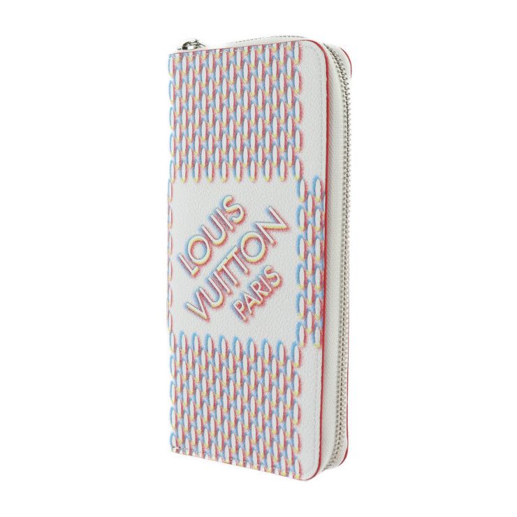Louis Vuitton Zippy Wallet Vertical Long Leather Bronze White — view 2