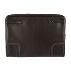 Louis Vuitton Porte Audinature Second Bag Leather Brown Silver Hardware — view 3