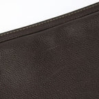 Louis Vuitton Porte Audinature Second Bag Leather Brown Silver Hardware — view 6