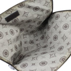 Louis Vuitton Porte Audinature Second Bag Leather Brown Silver Hardware — view 7