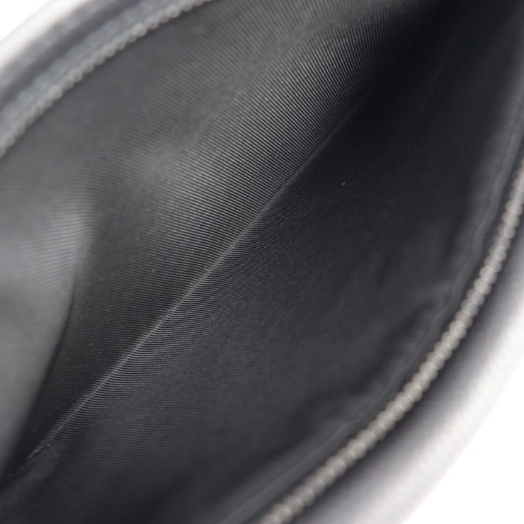 Louis Vuitton Take Off Suring Body Bag Grain Leather Noir Black Logo — view 9