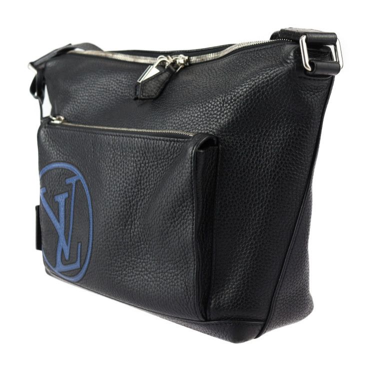 Louis Vuitton Alma Nd Messenger PM Shoulder Bag Taurillon Leather Black — view 2