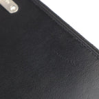 Saint Laurent Paris IPAD Militar Second Bag Leather Black Silver — view 5