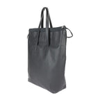 Louis Vuitton Cabas Light Tote Bag Leather Black Silver Hardware Taiga — view 3