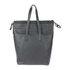 Louis Vuitton Cabas Light Tote Bag Leather Black Silver Hardware Taiga — view 2