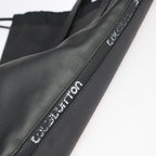 Louis Vuitton Cabas Light Tote Bag Leather Black Silver Hardware Taiga — view 7