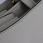 Gucci Horsebit 1955 Medium Tote Handbag Leather Ivoryish Gold Hardware — view 6