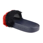 Gucci Horsebit Sandals 29 Rubber Faux Fur Tricolor — view 6