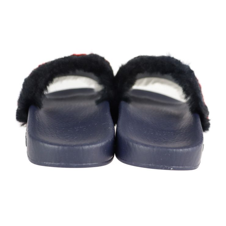 Gucci Horsebit Sandals 29 Rubber Faux Fur Tricolor — view 4