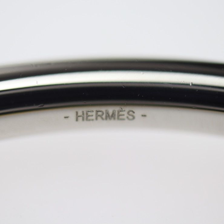 Hermes Loop Necklace Vorswith Metal Yellowish Silver Della Cavalleria — view 8