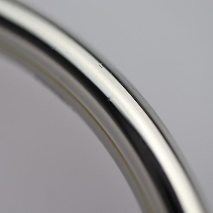 Hermes Loop Necklace Vorswith Metal Yellowish Silver Della Cavalleria — view 7