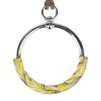 Hermes Loop Necklace Vorswith Metal Yellowish Silver Della Cavalleria — view 4