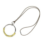 Hermes Loop Necklace Vorswith Metal Yellowish Silver Della Cavalleria — view 5