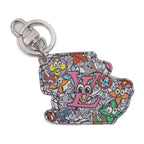 Louis Vuitton Monogram Commix Key Holder Mp3456 Leather White Multicolor Silver — view 3