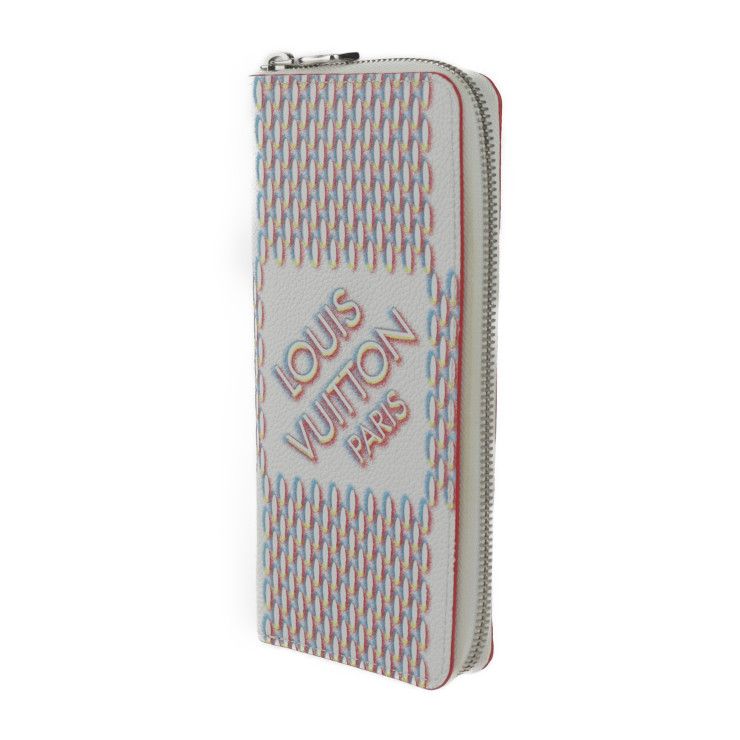 Louis Vuitton Zippy Wallet Vertical Long Leather Bronze White — view 2