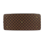 Louis Vuitton West End PM Boston Bag Calf Ebne Brown Gold Hardware — view 4