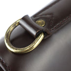 Louis Vuitton West End PM Boston Bag Calf Ebne Brown Gold Hardware — view 7