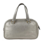 Loewe Mini Boston Bag Handbag Leather Gold Tone Anagram Tassel Fringe — view 3