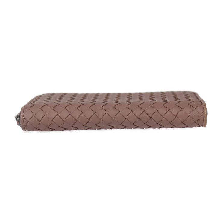 Bottega Veneta Zip Around Wallet Long Leather Dark — view 4