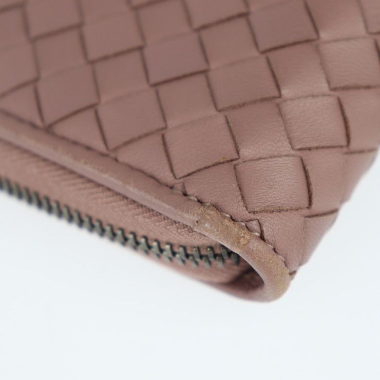 Bottega Veneta Zip Around Wallet Long Leather Dark — view 5