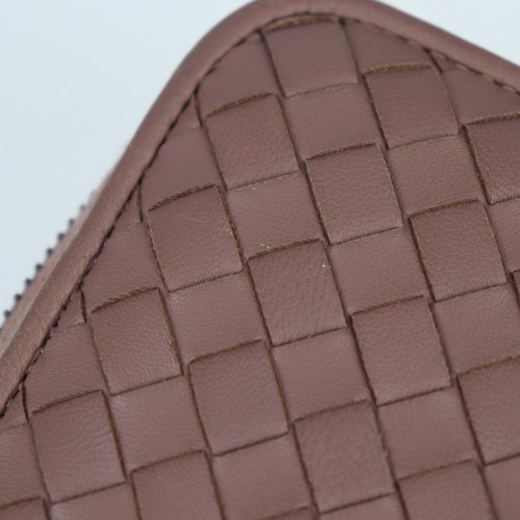Bottega Veneta Zip Around Wallet Long Leather Dark — view 8