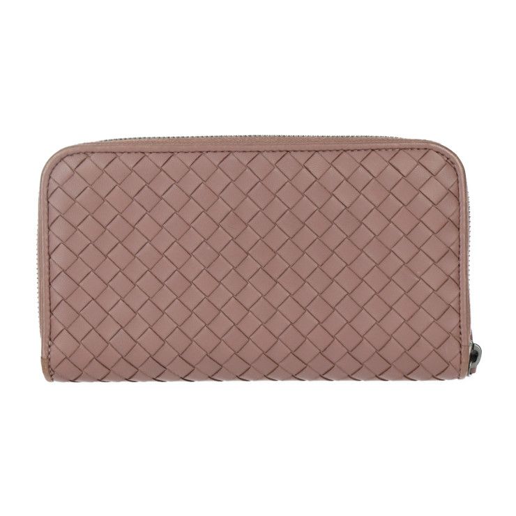 Bottega Veneta Zip Around Wallet Long Leather Dark — view 3