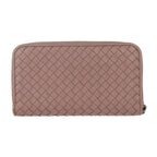 Bottega Veneta Zip Around Wallet Long Leather Dark — view 3