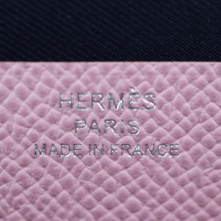 Hermes Nouveau Tougot Shoulder Bag Vaux Epson Vorsoft Mauve Sylvestre Lime — view 9