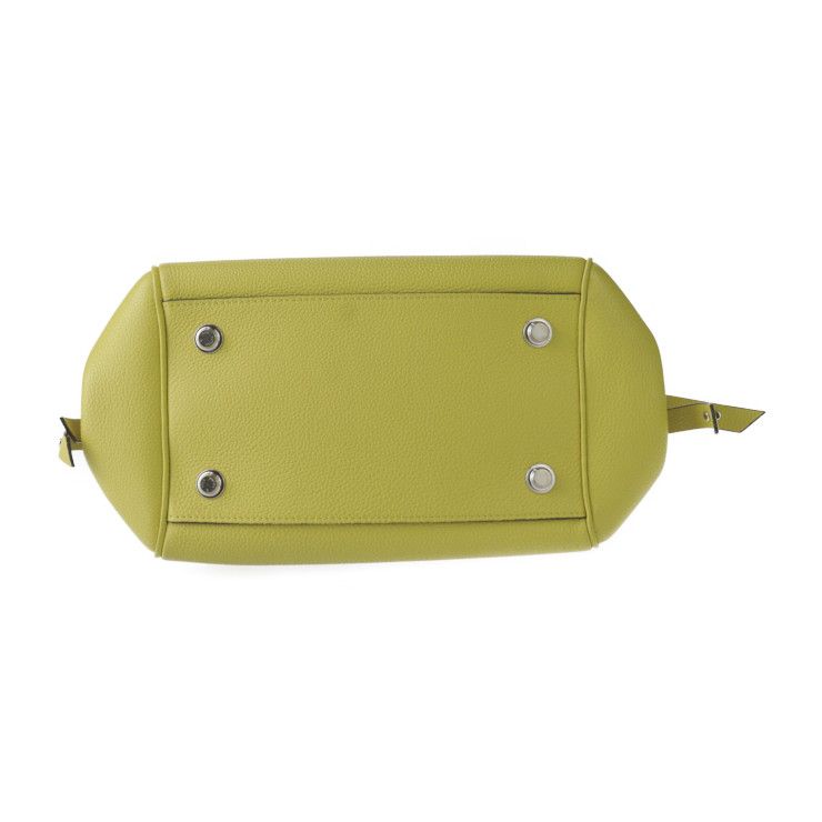Louis Vuitton Mira PM Handbag Leather Veil Acid Yellowish Silver — view 4