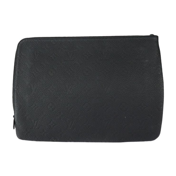 Louis Vuitton Etui Voyage Second Bag Taurillon Leather Black Clutch — view 3