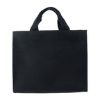 Fendi Tote Bag 7 Va558 Canvas Black Gold Fendace Versace Collaboration 2-Way — view 3