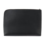 Louis Vuitton Pochette Jules GM Clutch Bag Leather Black Yellow Silver — view 3