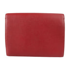 Hermes Clutch Bag Courchevel Red Fako Second Stamped 0 — view 3