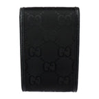 Gucci Off The Grid Shoulder Bag Leather Nylon Black GG — view 3