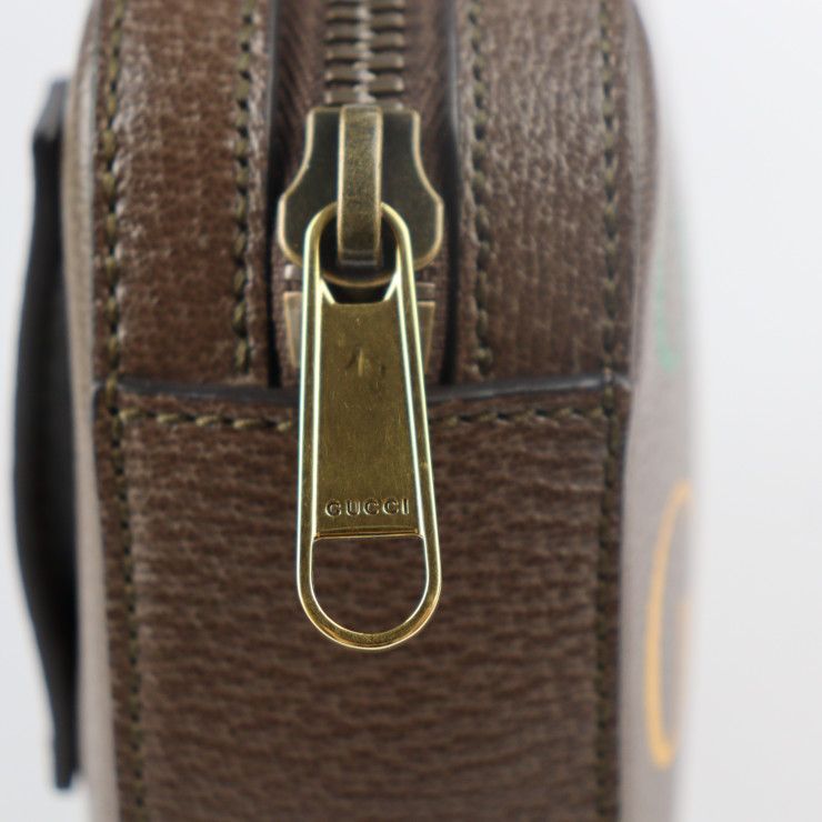 Gucci Belt Bag Waist Calf Leather Brown Multicolor Gold Hardware — view 5