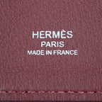 Hermes Aline Mini Shoulder Bag Vosuift Rouge Ash Red With Silver — view 8