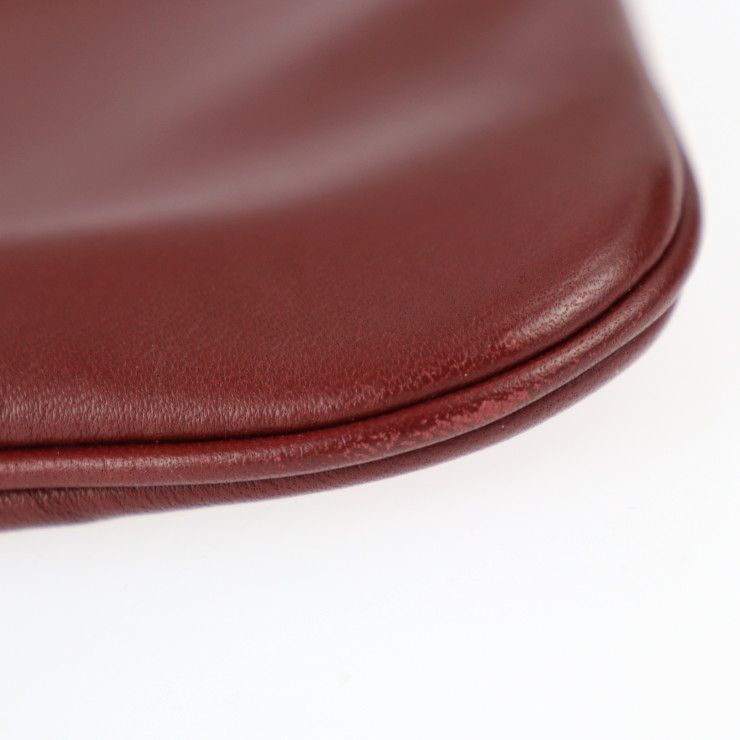 Hermes Aline Mini Shoulder Bag Vosuift Rouge Ash Red With Silver — view 4