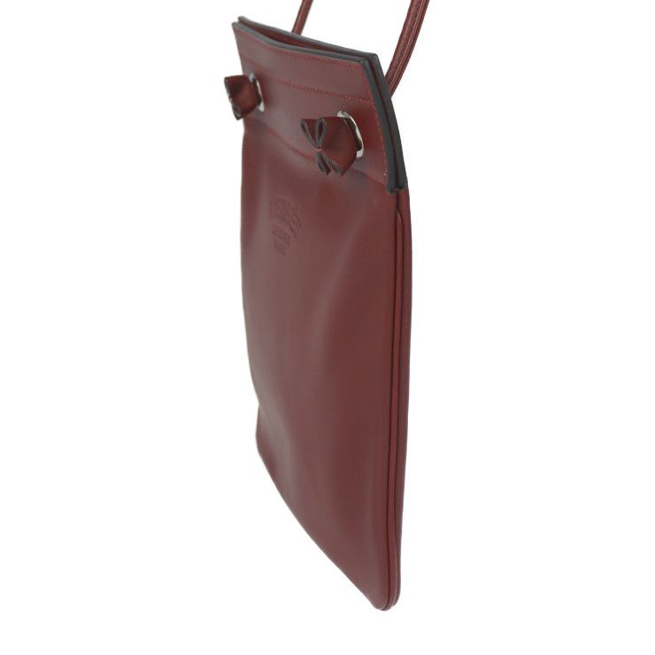 Hermes Aline Mini Shoulder Bag Vosuift Rouge Ash Red With Silver — view 2