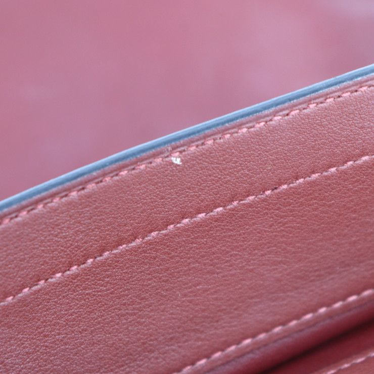 Hermes Aline Mini Shoulder Bag Vosuift Rouge Ash Red With Silver — view 7