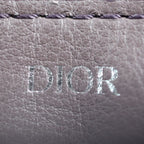 Christian Dior Saddle Poach Pouch Coin Case Leather Purple Silver — view 8