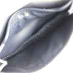 Dior Saddle Poach Pouch Coin Case Leather Dark Navy Silver Hardware — view 6