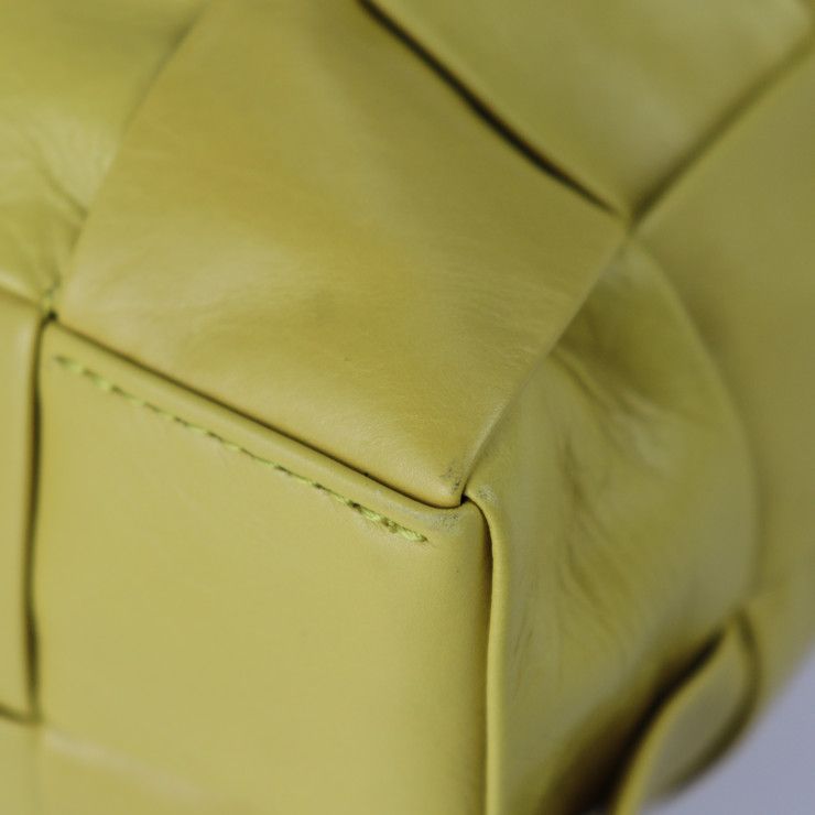 Bottega Veneta Tote Bag Leather Yellow Cassette Intrecciat — view 5