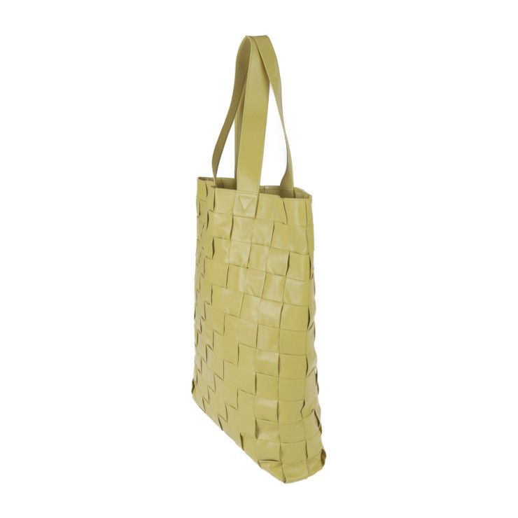 Bottega Veneta Tote Bag Leather Yellow Cassette Intrecciat — view 2