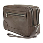 Louis Vuitton Pavel Second Bag Leather Grizzly Brown Silver Hardware — view 2